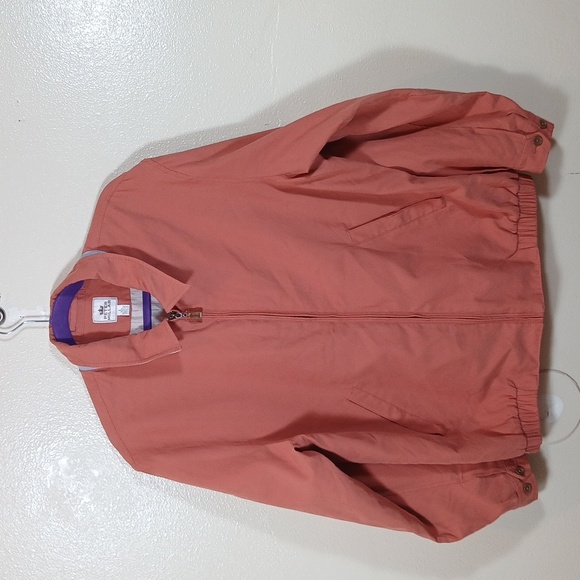 Peter Millar Mens Collared Harrington Microsuede Lined Bomber Golf Jacket size L - Picture 4 of 8